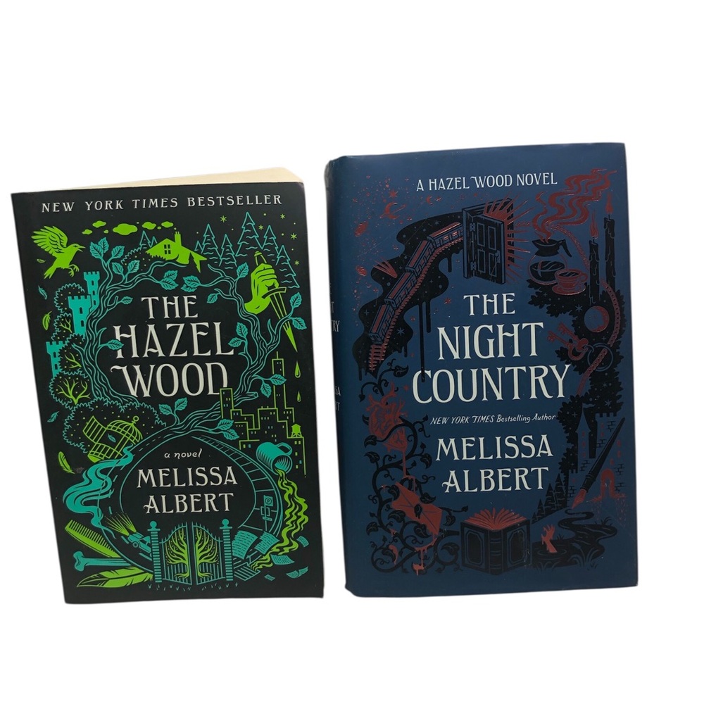 Melissa Albert Books The Night Country hardcover and The Hazel Wood Softcover